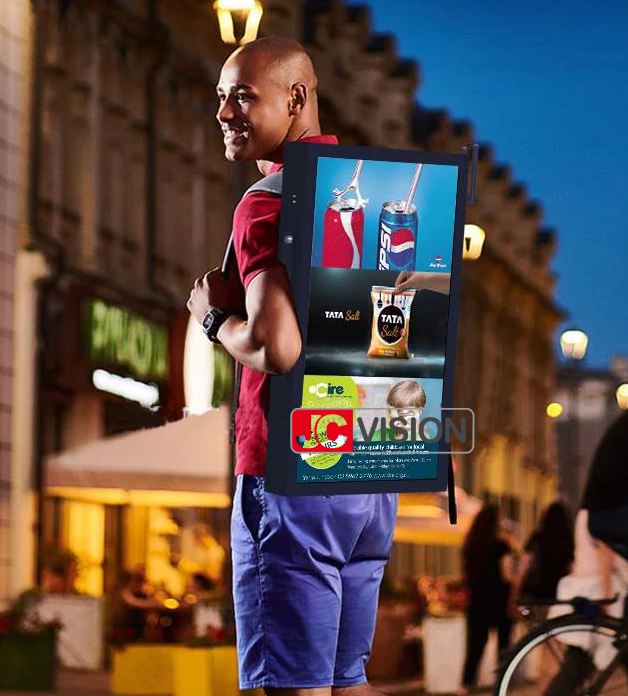 JCVISION Backpack Advertising Display